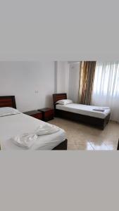 Ein Bett oder Betten in einem Zimmer der Unterkunft Panoramic Apartment Amelia