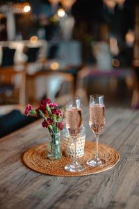 Nápoje v ubytování Eyja Guldsmeden Hotel