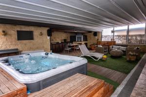 Posezení v ubytování Villa Rea comfort e relax