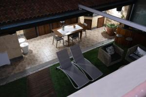 Posezení v ubytování Villa Rea comfort e relax