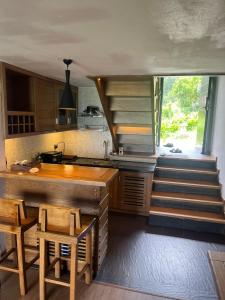 A kitchen or kitchenette at Heaven house sapa