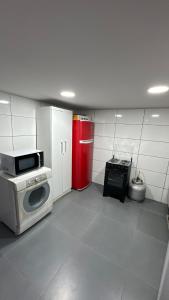 Kuchyň nebo kuchyňský kout v ubytování Alves residencial