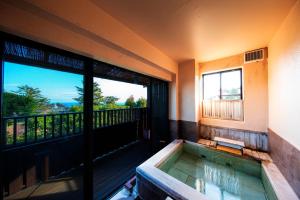 Paesaggio naturale nelle vicinanze del ryokan
