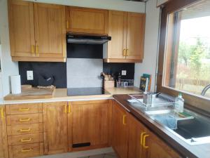 Kuchyň nebo kuchyňský kout v ubytování Le Grand Nid - Gîte La Maison Alvéole