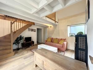 Χώρος καθιστικού στο Ty Forn - Maison à 10min des plages