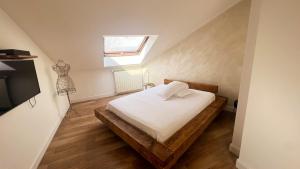 Postel nebo postele na pokoji v ubytování Domino Hotel
