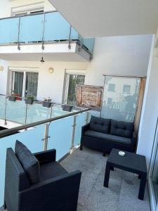 Χώρος καθιστικού στο ADA Apartman Sopron