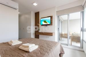 Postel nebo postele na pokoji v ubytování Contemporary Apartment In Boggiani Avenue