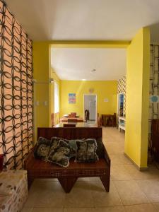 Posezení v ubytování Hostel Sol da Barra