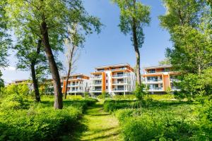 Zahrada ubytování Blue4 Apartment