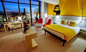 Posteľ alebo postele v izbe v ubytovaní Ibis Styles Wroclaw Centrum