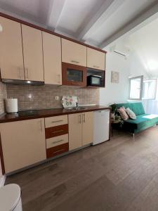 Kuchyň nebo kuchyňský kout v ubytování Apartment Lanterna