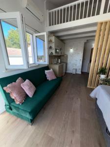 Posezení v ubytování Apartment Lanterna