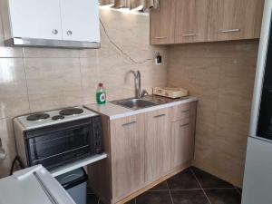 A kitchen or kitchenette at Houses in the Village Még 8 kép
