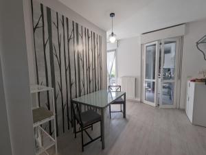 Kuchyň nebo kuchyňský kout v ubytování Appartamento con terrazzo