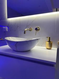 Koupelna v ubytování ARCUM suites