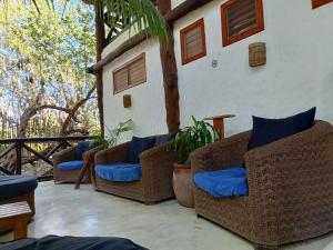 Posezení v ubytování Holbox by Xaloc