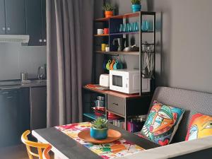 Kuchyň nebo kuchyňský kout v ubytování Apartamento en Puerto Banús
