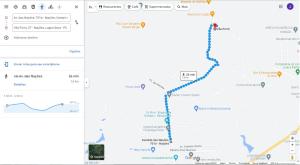 uma imagem de um mapa da estrada da seda em Casa para temporada - São João 2024 em Campina Grande