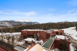 a view of a ski lodge in the snow at Beaver Run Resort 34330 by Great Western Lodging in Breckenridge