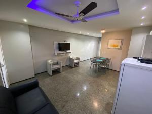 Istumisnurk majutusasutuses Apart Hotel Brasil Tropical Meireles - By Ideal Trip