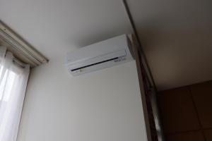 a air conditioner in a room next to a window at Monika Holiday 315 Magic Lake in Garda +166 photos
