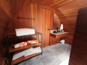 Voodi või voodid majutusasutuse Glamping The Mountain toas