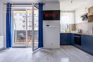 Kuchyň nebo kuchyňský kout v ubytování Premium Apartment Mechaniczna 5W