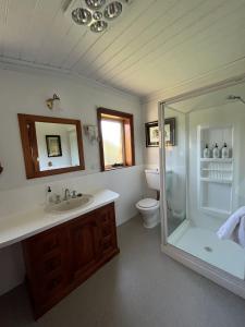 Phòng tắm tại Seaview Apartment - Tidelines of Bicheno