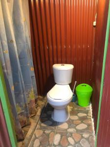 Koupelna v ubytování El Parque del Loro