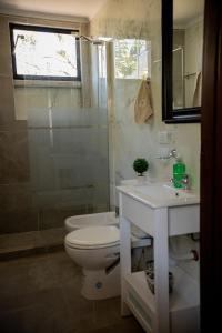 Koupelna v ubytování Topohouse