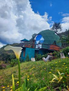Ein Garten an der Unterkunft Glamping sede campestre Mirador de Pueblo Viejo