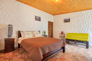 Cama o camas de una habitación en Savieza Life Experience