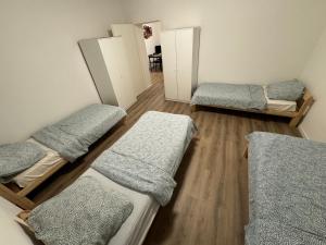Postel nebo postele na pokoji v ubytování Reisende Ecke