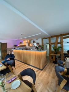 Hostel Balingen的休息区