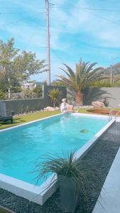Piscina di ＩＲＡＧＯ　ＡＲＴ　 ＨＯＴＥＬ 　THECAPE o nelle vicinanze