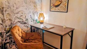 Posezení v ubytování Uhlpartment - im Herzen von Salzwedel