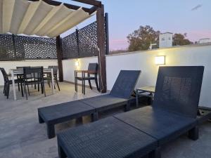A seating area at La Reserva Puerto Banus