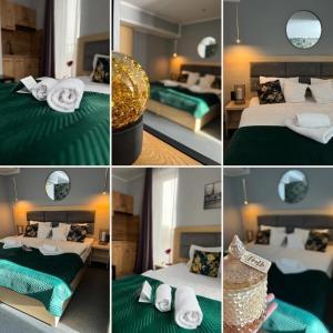Postel nebo postele na pokoji v ubytování Seven Hotel Bytom - Katowice