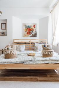 Postel nebo postele na pokoji v ubytování Apartma Roner