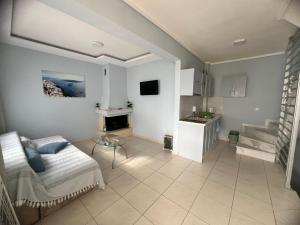 Χώρος καθιστικού στο See Villa MileniKo