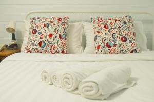 Letto o letti in una camera di Greenery Hostel
