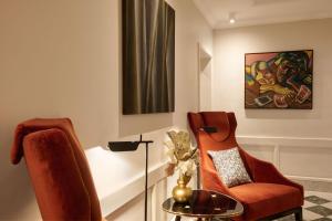 Posezení v ubytování Mascagni Luxury Rooms & Suites