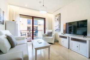 Istumisnurk majutusasutuses Apartamentos Albir Confort - Avenida 3 dorm.