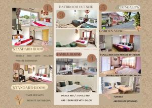 a collage of pictures of a room at Home One Love Ayutthaya main Zone by Baan one love group in Phra Nakhon Si Ayutthaya