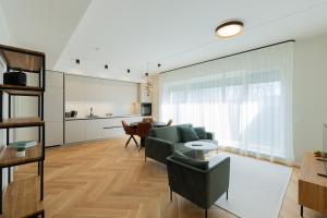 Zona d'estar a Seafront Apartment