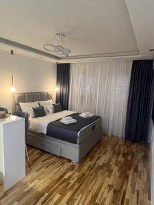 Postel nebo postele na pokoji v ubytování Maja lux