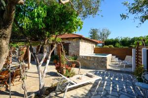 A garden outside Ariadni Villas Faliraki