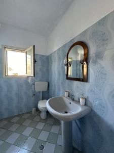 Koupelna v ubytování Holiday Apartments Dhermi