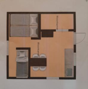 Půdorys ubytování Vakantiepark Zwartemeer